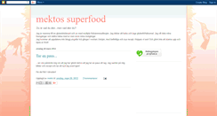 Desktop Screenshot of mektosuperfood.blogspot.com