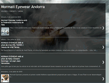 Tablet Screenshot of mormaiieyewearandorra.blogspot.com