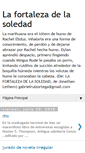 Mobile Screenshot of la-fortaleza-de-la-soledad.blogspot.com