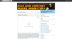 Desktop Screenshot of makemonsters.blogspot.com