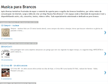 Tablet Screenshot of musicaparabrancos.blogspot.com