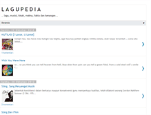 Tablet Screenshot of lagupedia.blogspot.com