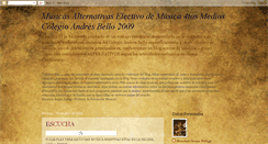 Desktop Screenshot of cabmusicasalternativas.blogspot.com