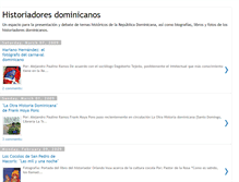 Tablet Screenshot of historiadoresdominicanos.blogspot.com