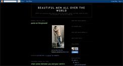 Desktop Screenshot of beautifulmenallovertheworld.blogspot.com