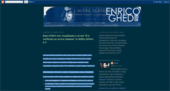 Desktop Screenshot of enricoghedi.blogspot.com