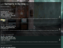 Tablet Screenshot of karmatrixintheblog.blogspot.com