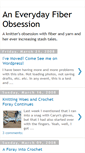 Mobile Screenshot of everydayfiberobsession.blogspot.com