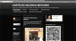 Desktop Screenshot of cartelesvalencia.blogspot.com