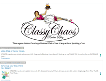 Tablet Screenshot of classychaosreviews.blogspot.com