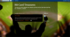 Desktop Screenshot of bbcardtreasures.blogspot.com