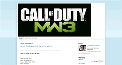 Desktop Screenshot of mw3-cheatcode.blogspot.com