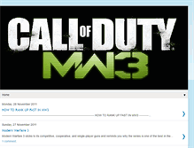 Tablet Screenshot of mw3-cheatcode.blogspot.com