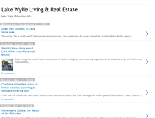 Tablet Screenshot of lakewylieblog.blogspot.com
