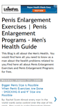 Mobile Screenshot of mens-health-guide.blogspot.com
