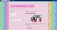 Desktop Screenshot of corewania.blogspot.com