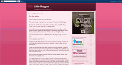 Desktop Screenshot of littlebuggas.blogspot.com