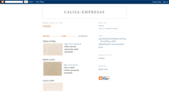 Desktop Screenshot of a-caliza-empresas.blogspot.com