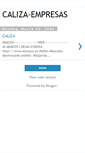 Mobile Screenshot of a-caliza-empresas.blogspot.com