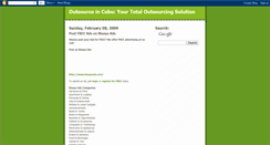 Desktop Screenshot of cebuoutsourcing.blogspot.com