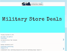 Tablet Screenshot of militarystoredeals.blogspot.com