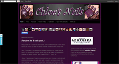 Desktop Screenshot of chloesnails.blogspot.com