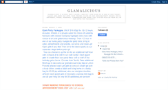 Desktop Screenshot of glamalicious-party.blogspot.com