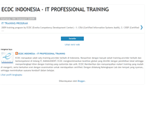 Tablet Screenshot of ecdcindonesia.blogspot.com