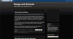 Desktop Screenshot of gangsandschools.blogspot.com