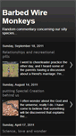 Mobile Screenshot of barbedwiremonkeys.blogspot.com