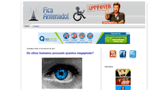 Desktop Screenshot of ficaantenado.blogspot.com