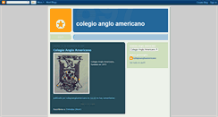 Desktop Screenshot of colegioangloamericano.blogspot.com