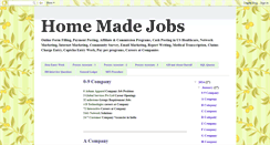 Desktop Screenshot of homemadejobs.blogspot.com