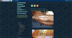 Desktop Screenshot of cheathamcountydulcimerartssociety.blogspot.com