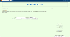 Desktop Screenshot of penulis-blog.blogspot.com