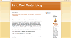 Desktop Screenshot of findwaterfirst.blogspot.com