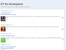 Tablet Screenshot of ictanddevelopment.blogspot.com