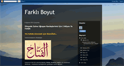 Desktop Screenshot of farkli-boyut.blogspot.com