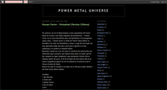 Desktop Screenshot of powermetalheroes.blogspot.com