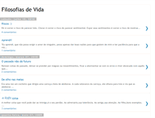 Tablet Screenshot of filosofiasdevida.blogspot.com