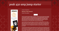 Desktop Screenshot of peak450ampjumpstarter.blogspot.com