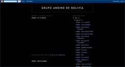 Desktop Screenshot of andino-bolivia.blogspot.com