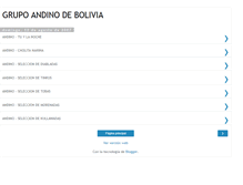 Tablet Screenshot of andino-bolivia.blogspot.com