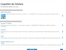 Tablet Screenshot of lequilibridelelefant.blogspot.com