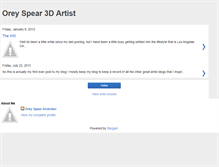 Tablet Screenshot of oreyspear.blogspot.com