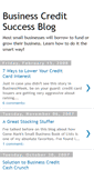 Mobile Screenshot of businesscreditsuccess.blogspot.com