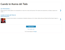 Tablet Screenshot of cuandotemuerasdeltodo.blogspot.com