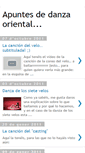 Mobile Screenshot of clasesdanzaoriental.blogspot.com