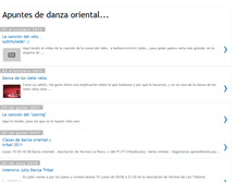 Tablet Screenshot of clasesdanzaoriental.blogspot.com