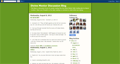 Desktop Screenshot of divinementordiscussion.blogspot.com